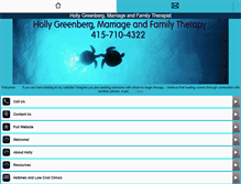Tablet Screenshot of hollygreenberg.net